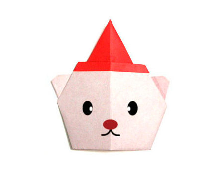 【折纸】折圣诞小熊
