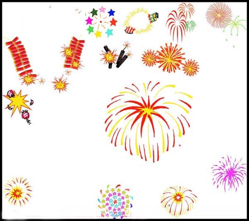 鞭炮简笔画:儿童安全知识歌谣_鞭炮简笔画