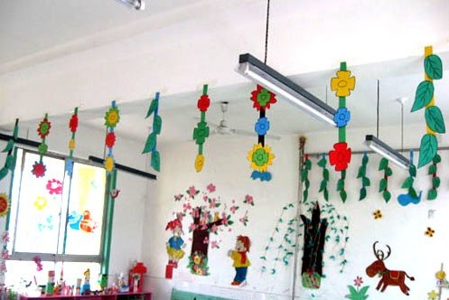 幼儿园环境布置图片:教室墙面装饰_+幼儿园环