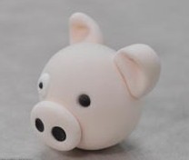 橡皮泥手工制作:小猪玩具