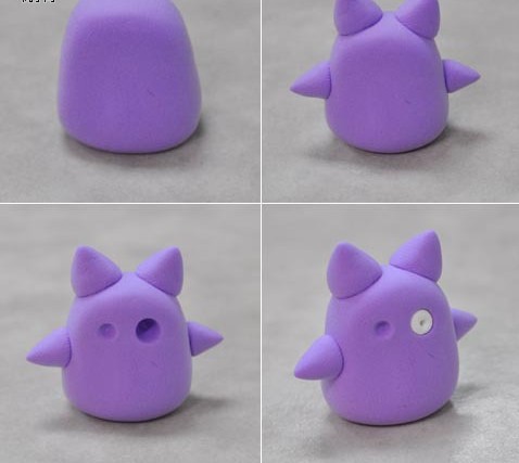 橡皮泥手工制作:猫头鹰制作图片教程