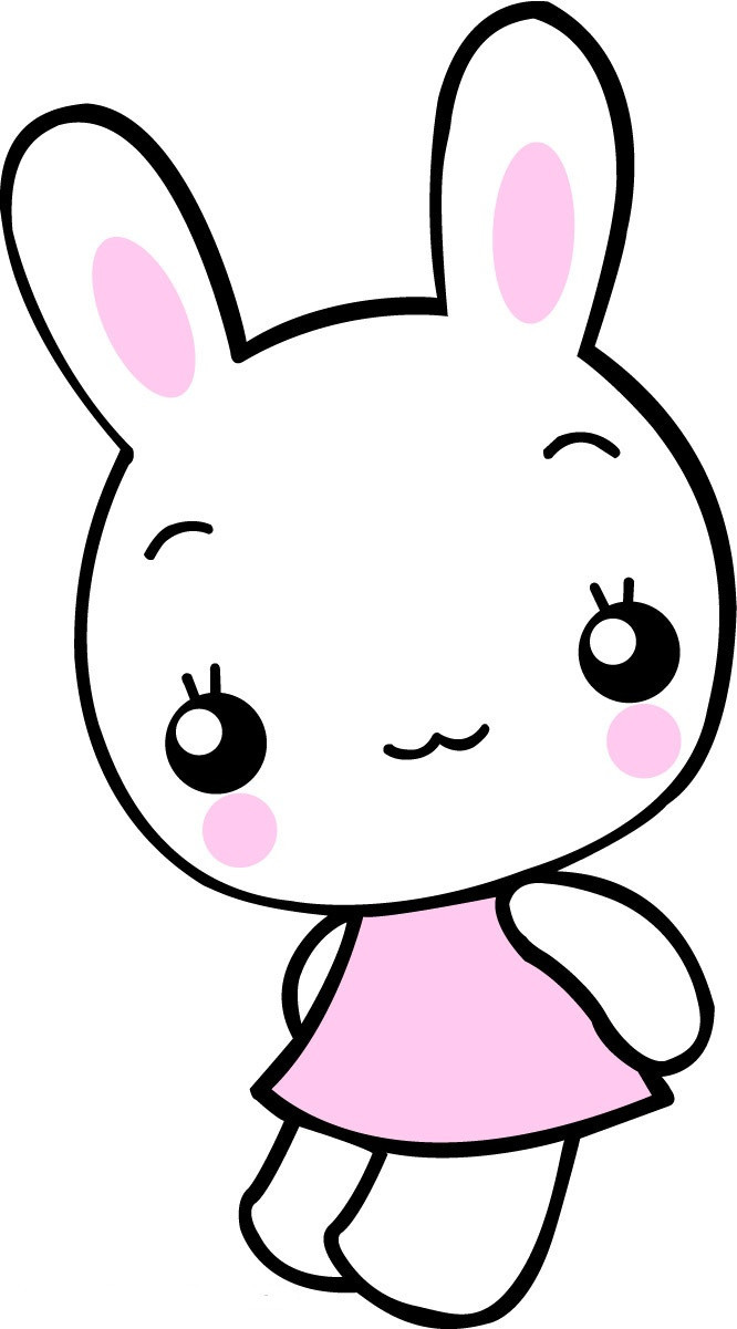 兔子简笔画:小兔子