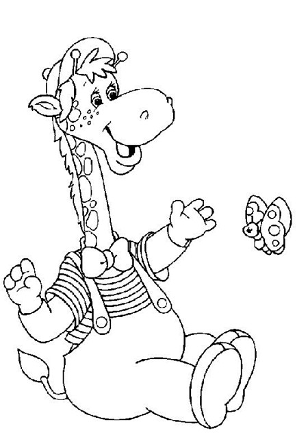 长颈鹿简笔画:最高的陆栖动物