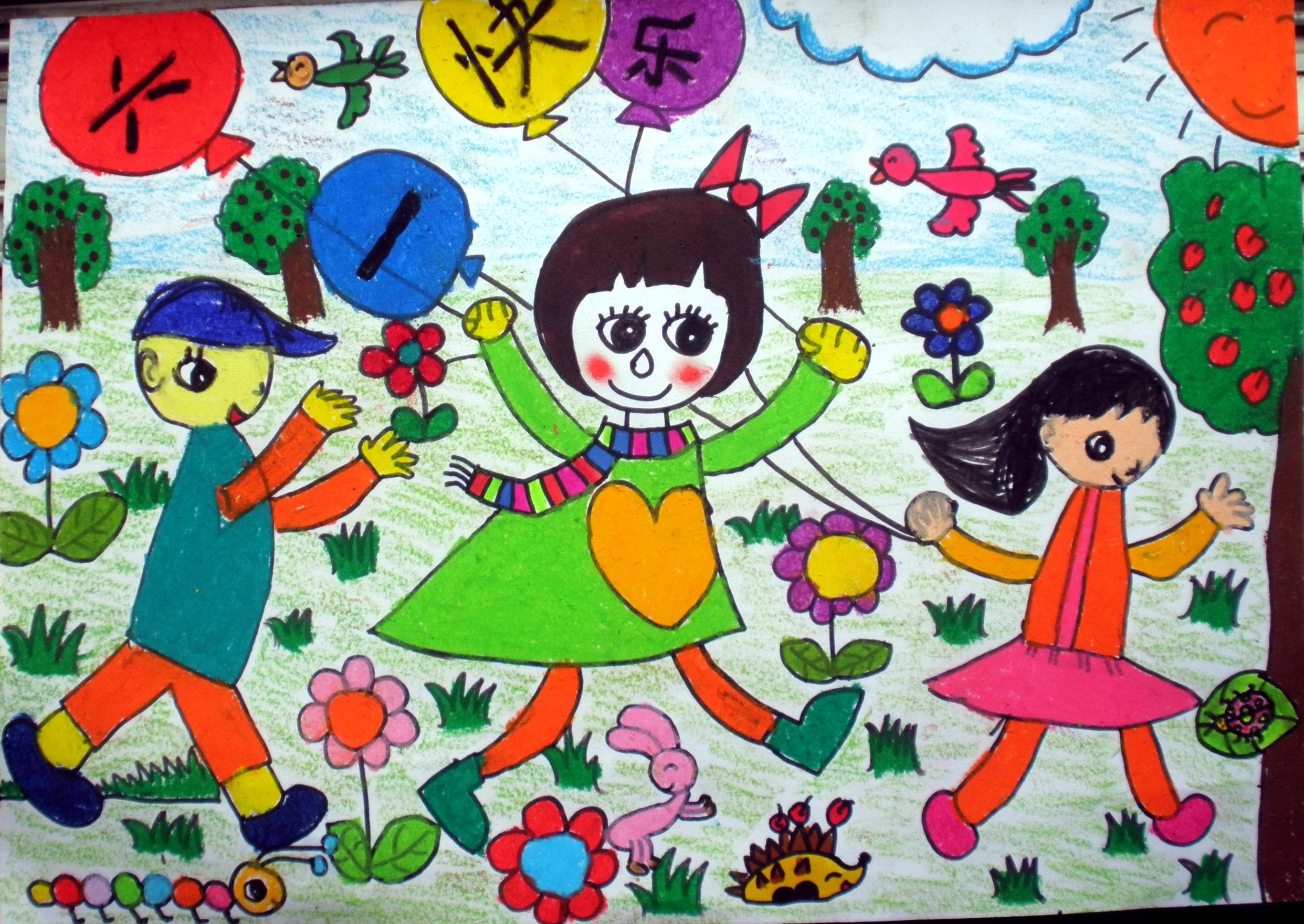 六一儿童节卡通插画图片-千库网