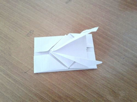 折纸大全:超级简单纸赛车_折纸