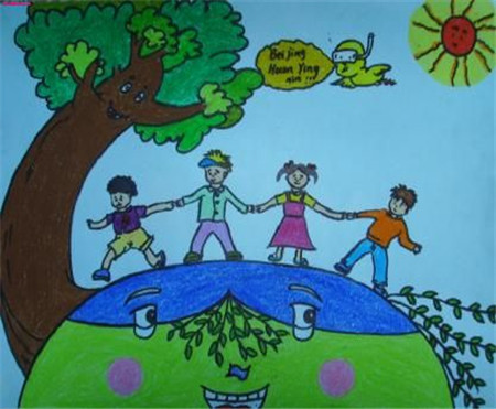 教师节儿童画:老师是辛勤的园丁_教师节儿童画