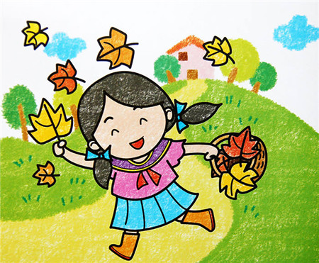 早教 早教资源 儿童画 儿童画秋天    总之秋天的景色大都凄凉,凄风