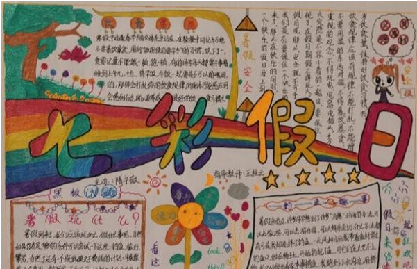 暑假手抄报】暑假手抄报内容_小学生暑假手抄报 ...