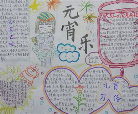 手抄报】元宵节手抄报图内容片_小学生元宵节手抄报 ...