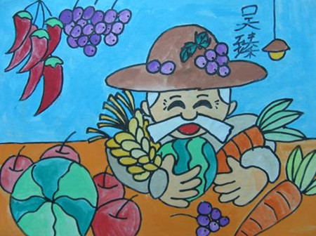 早教 早教资源 儿童画 水粉画    1,先暗后明,先湿后干, 先色后粉,先