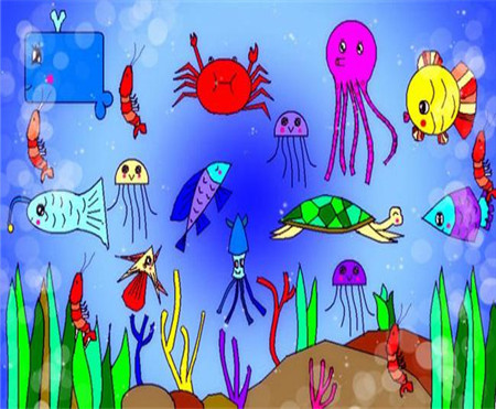 海底世界儿童画