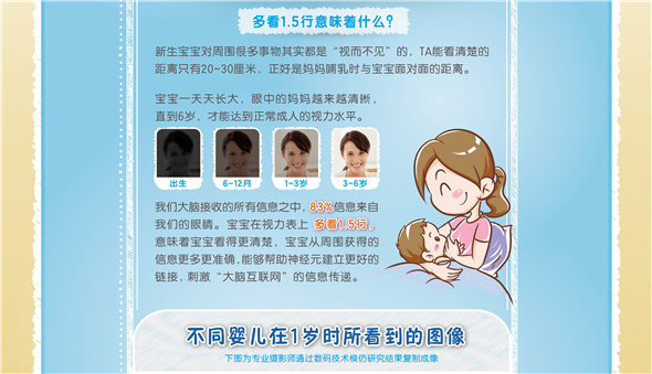 新生宝宝天生“近视眼”