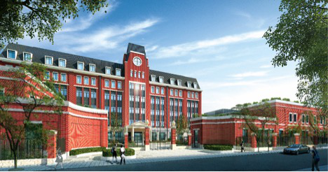 上海浦东新区民办惠立学校3d效果图