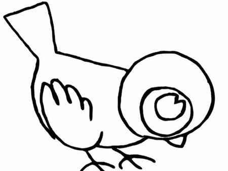 小鸟简笔画:鸟叫声