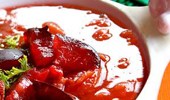 紫李子番茄汤的做法