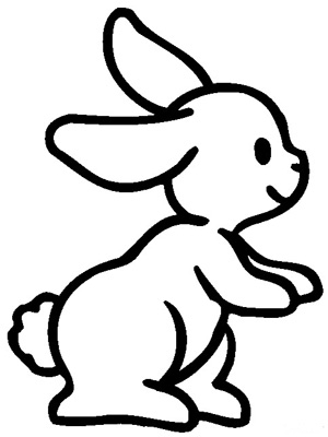 小兔子画画