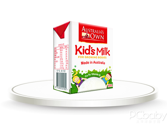 最受欢迎儿童牛奶奖：澳牧进口儿童牛奶