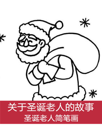圣诞老人简笔画：圣诞节最受喜爱的象征和传统