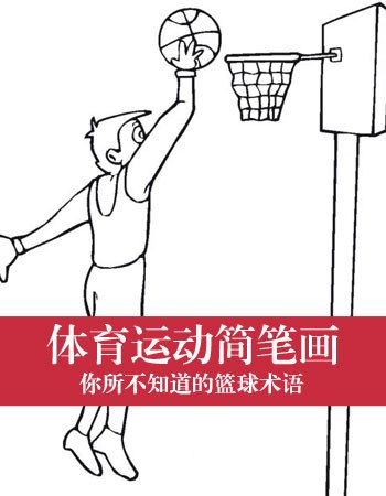 体育运动简笔画：篮球的术语