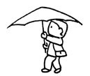 雨伞的画法一